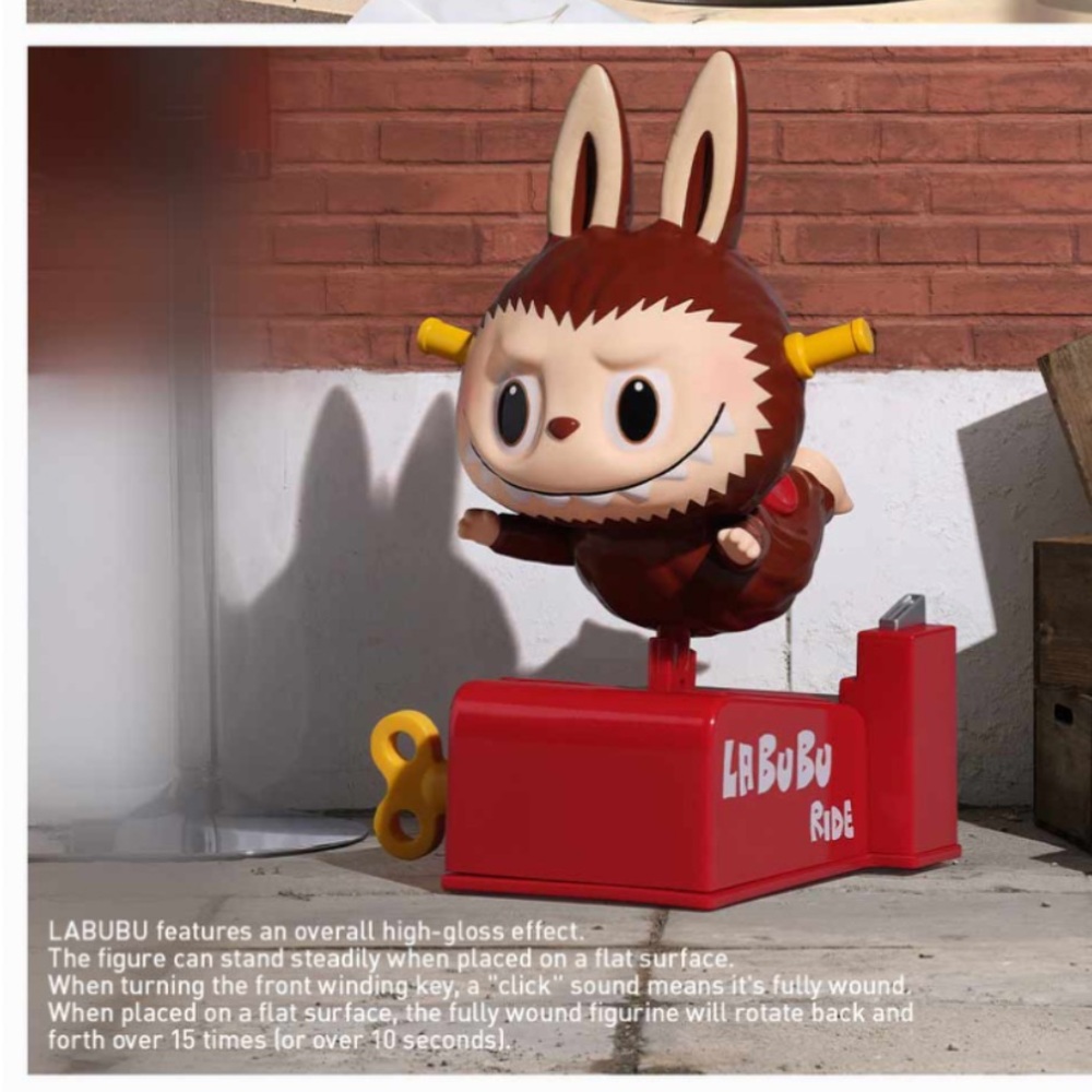 Labubu “Almost Hidden” figurine, NWT Authentic